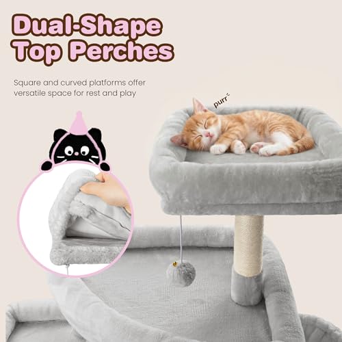 82 inch Cat Tree Tower (Grey)