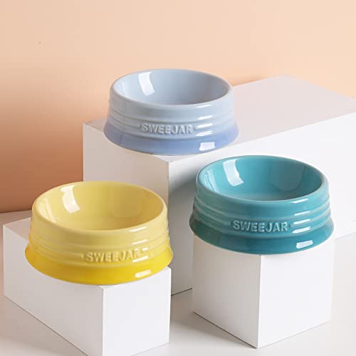 Sweejar Gradient Dog Bowl (Small (8oz) / Gradient Blue)