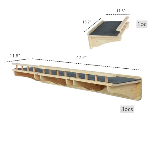 Wall Mounted Cat Furniture Set (C)