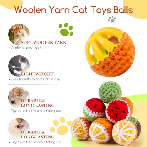12 Pack Cat Toy Balls
