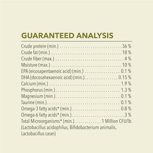 Grain Free Dry Cat Food Grasslands Recipe 4lb Bag (4 Pound (Pack of 1))
