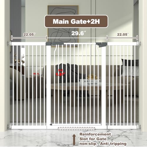 41" Extra Tall and Wide Baby Gate (74.2-76.7''W)