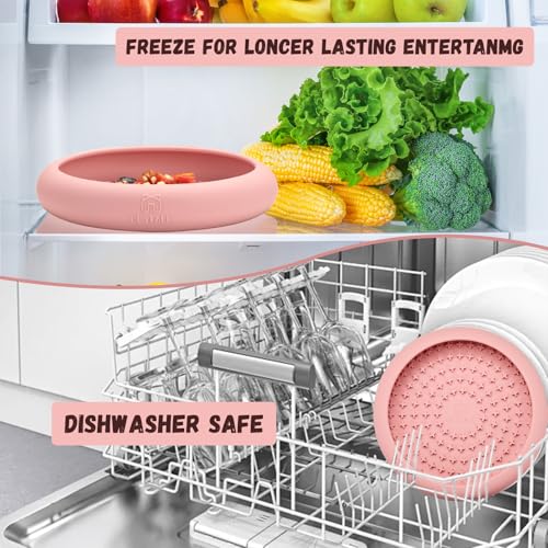 Dog Lick Bowl (Pink)