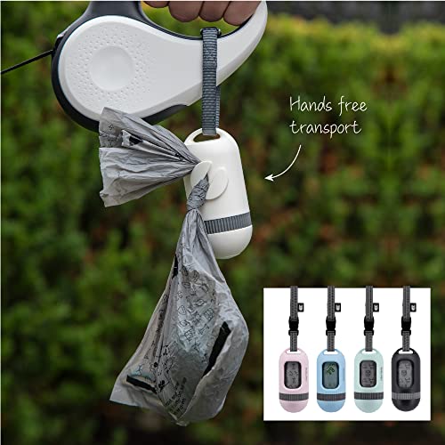 Dog Poop Bag Dispenser (1-Pack -Columbia Blue)