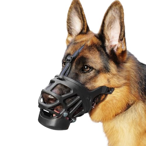 Basket Muzzle for Dogs (Black / XS)