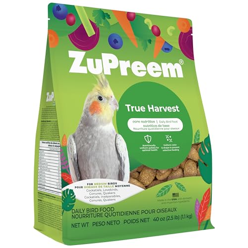 True Harvest Cockatiel & Conure Food (2.5 Pound (Pack of 1))