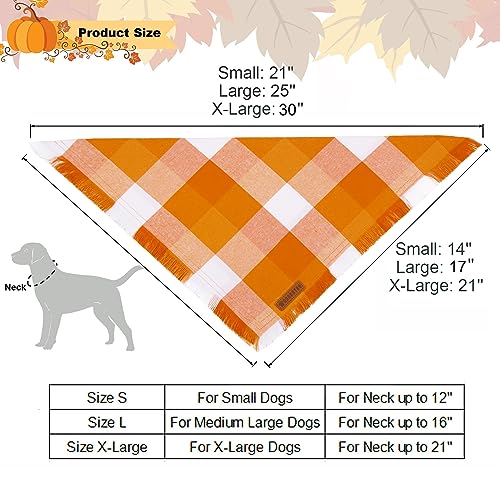 Fall Dog Bandana (Large / Fall)
