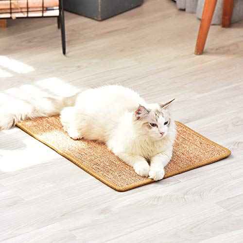 Cat Scratcher Mat (Brown-23.6 x 15.7 Inch)