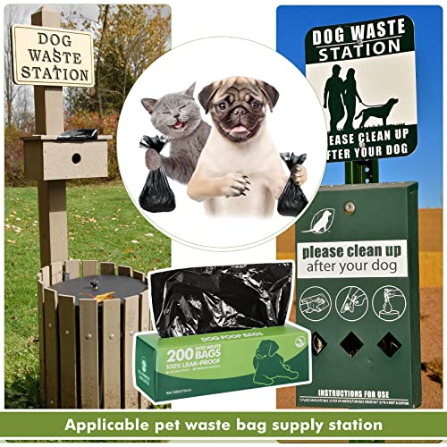 20 Rolls 4000 Ct Dog Poop Bags Leak Proof (1 Count (Pack of 20) / Black)