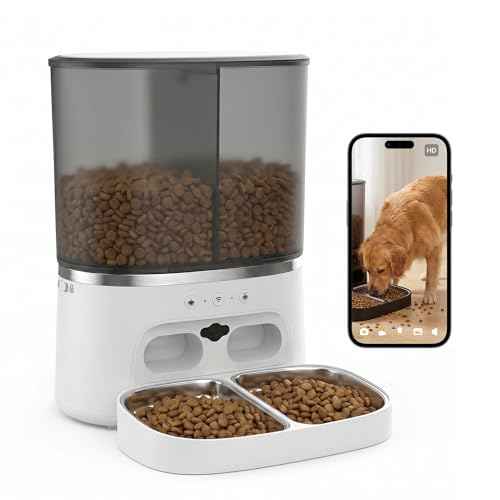 Automatic Cat Feeder with Camera (WHITE)