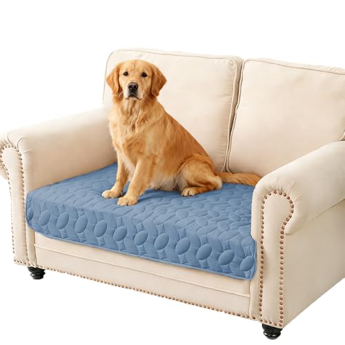 Waterproof Pet Bed Cover Anti (30x53 Inch (Pack of 1) / Lightblue)