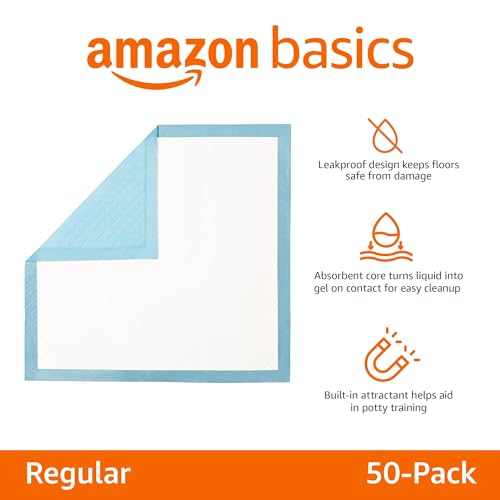 Heavy Duty Dog and Puppy Pee Pads (Regular / 50 Count)