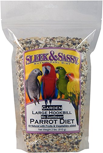 Garden Large Hookbill No Sunflower Parrot Food for Large Conures (2 Pound (Pack of 1))