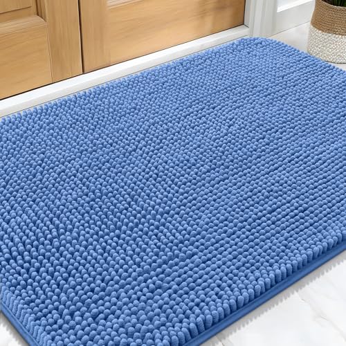 Dog Door Mat for Muddy Paws 32x20 (Cornflower Blue / 32" X 20")