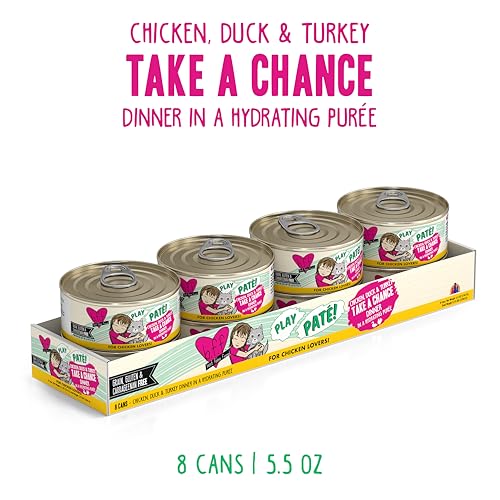 B.F.F. Play Best Feline Friend Paté Lovers (5.5 Ounce (Pack of 8))