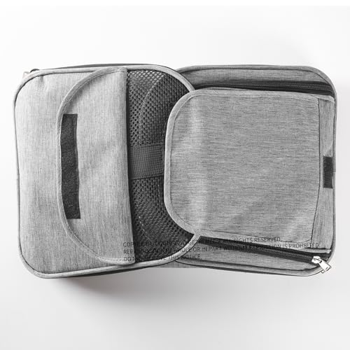 Pet Carrier Bag for Small Medium Cats Dogs Puppies up to 26 Lbs (20.9"L x 12.6"W x 12.6"H / Grey)