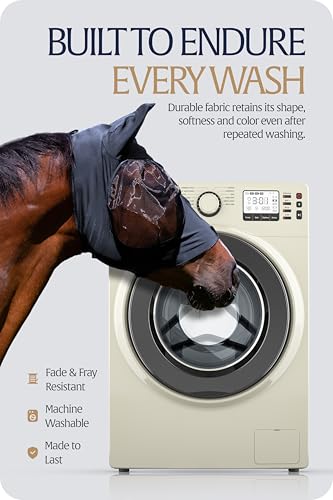 Bug Out Horse Fly Mask (Carbon Grey / Cob)