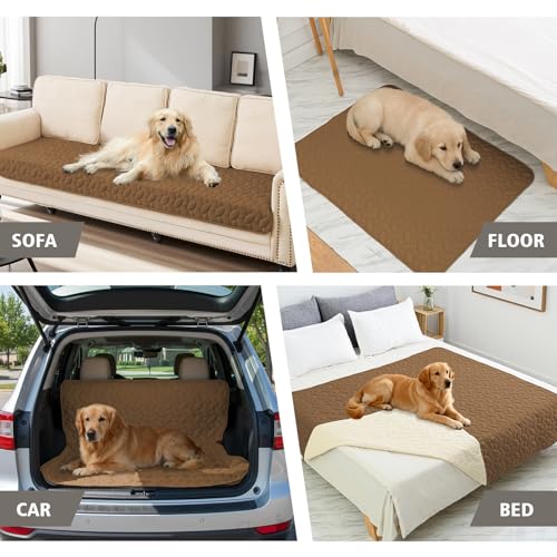 Waterproof Pet Bed Cover Anti (30x80 Inch (Pack of 1) / Camel)