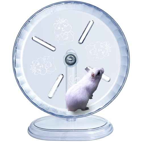 Silent Hamster Wheel (Ф 9.5 inch / Transparent)