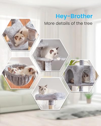 Cat Tree Multi (Light Gray / 60.6 Inches)