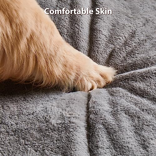 XL Extra Orthopedic Dog Bed for Large Dogs (45.0"L x 35.0"W x 7.0"Th / Grey)