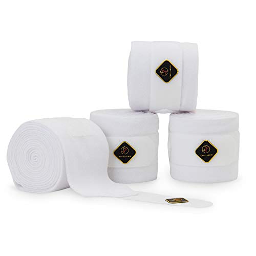 Classic Bandage for Horses (4 Pack / White)