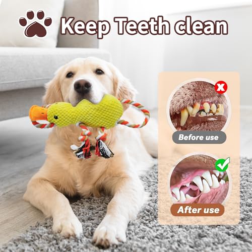 Tug of War Dog Toy (Yellow Duck)