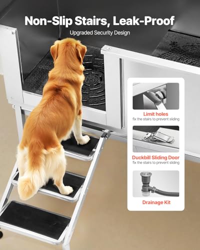 Stainless Steel Dog Washing Station (62 inch)