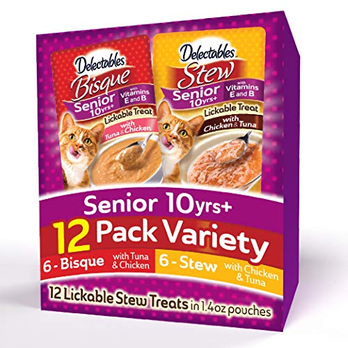 Hartz Stew & Bisque Lickable Wet Cat Treats for Adult & Senior Cats