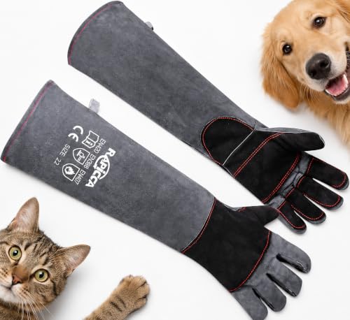 Animal Handling Gloves (2 Count (Pack of 1) / 22 Inches)
