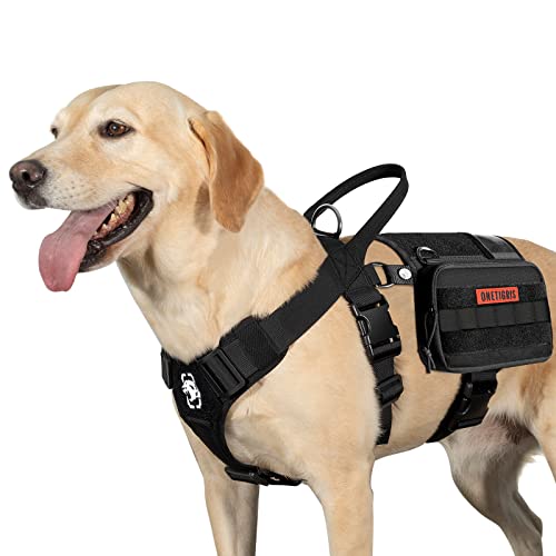 Service Dog Vest Harness (M / Black)