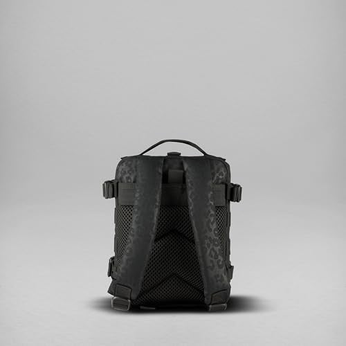 9L Mini Backpack 1000D Compact Gym EDC Bag (Black Leopard)