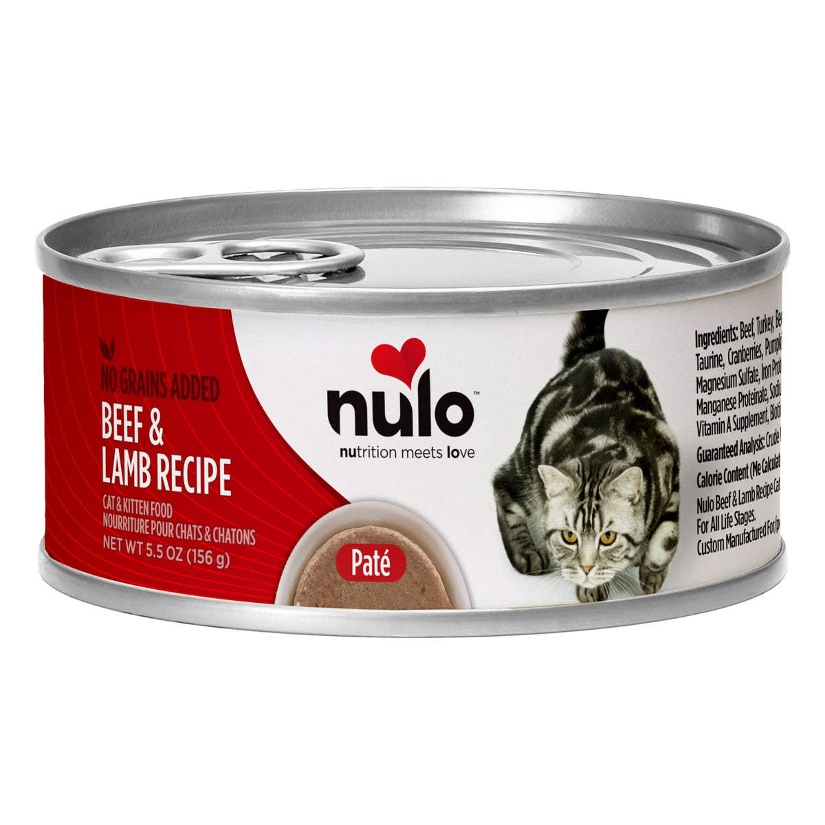 Beef & Lamb Recipe Pate Wet Canned Cat Food (5.5 Ounce (Pack of 24))