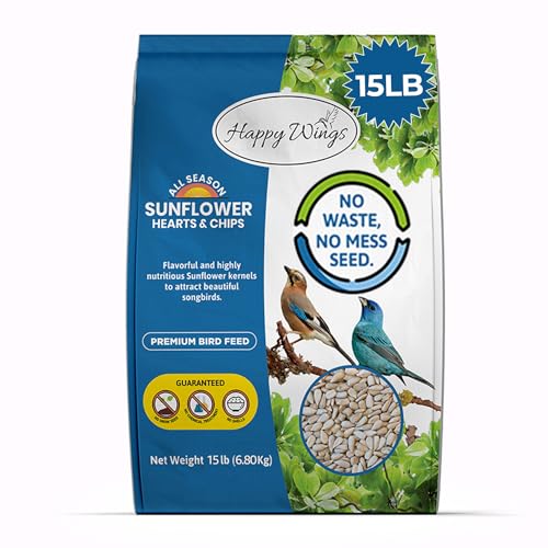 15LB Sunflower Heart & Chips (15 Pound (Pack of 1))