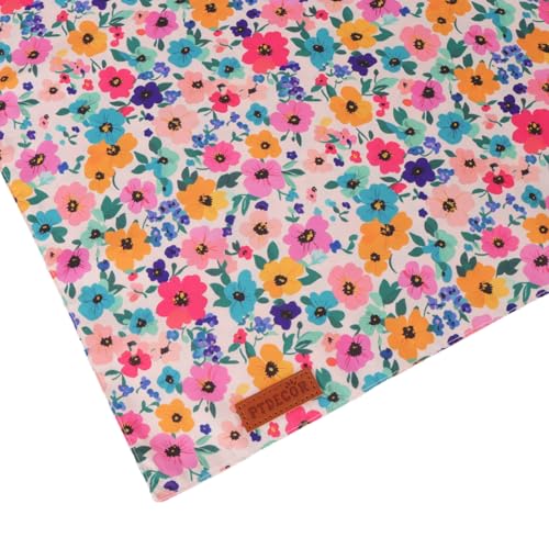 Floral Dog Bandana (X-Large / Flower-1)