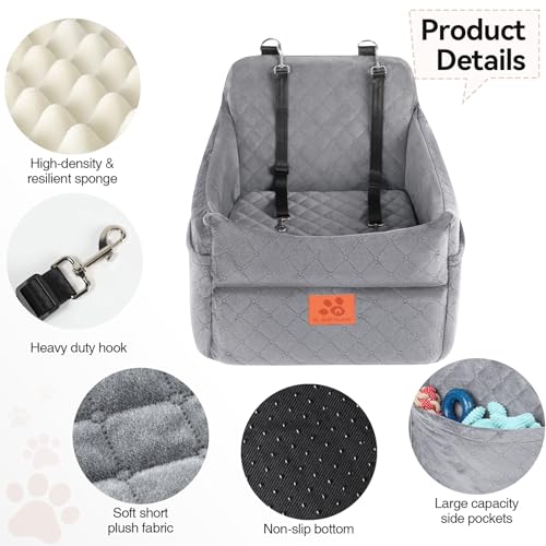 Dog Car Seat for Small (Gray)