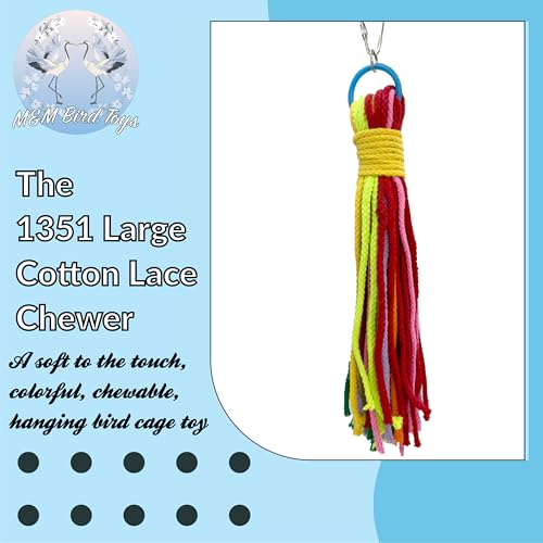 1351 Large Cotton Lace Chewer