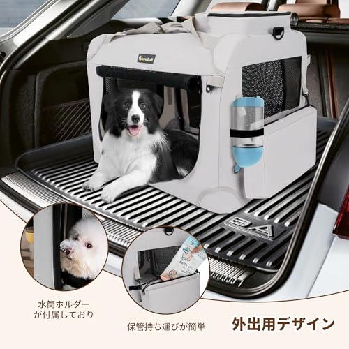 Extra Large Cat Carrier for 2 Cats Collapsible Soft Pet XL Crate for Large (24.0"L x 16.5"W x 16.5"H / Black)