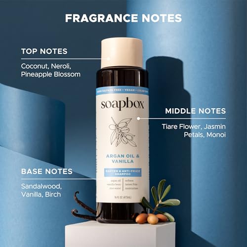 Argan Oil & Vanilla Shampoo for Frizzy Hair (Argan Oil)
