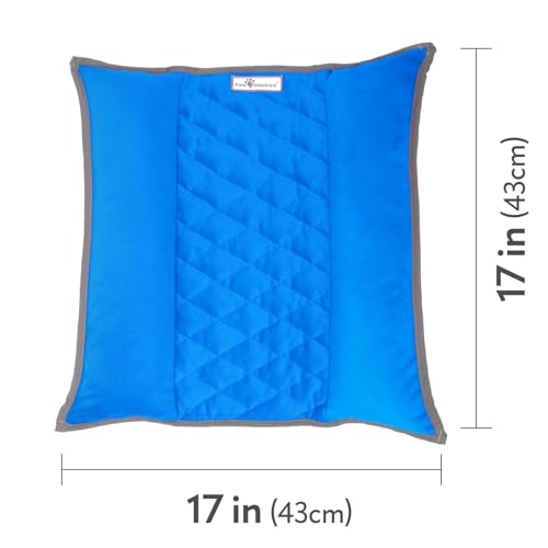 Snuggle Bunny Bolster Bed (Gray/Blue)