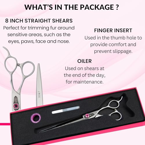 Love Dog Grooming Shears (8.0" Straight)
