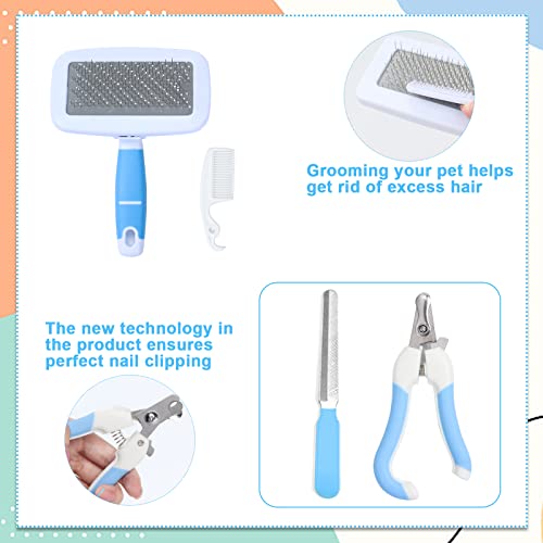 Small Animal Grooming Set (Blue)