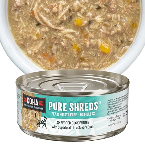 Pure Shreds Duck Entrée for Cats (5.5 Ounce (Pack of 12))