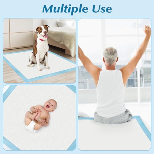 50 Count 36” x 36” Super Absorbency Disposable Underpads (50 Count 36" x 36")