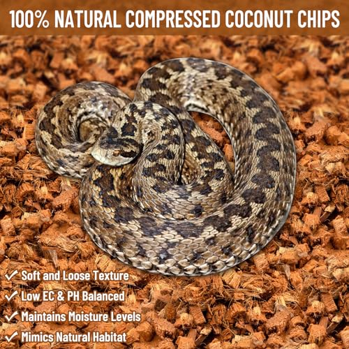 10LB Coconut Husk Chip for Reptiles (1 Pack-10LB)