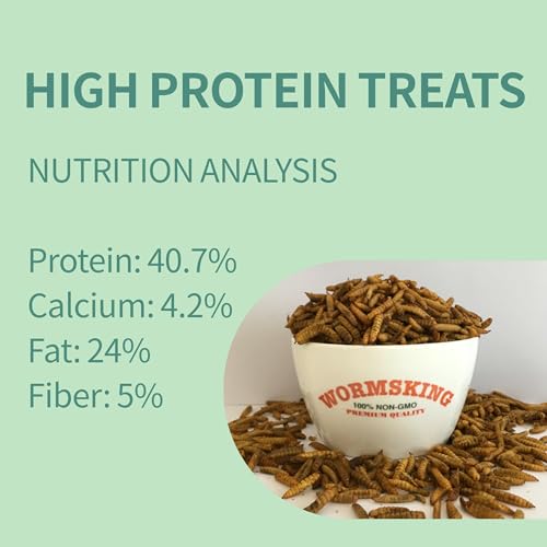 5LB Dried Black Soldier Fly Larvae for Chickens (5 Pound (Pack of 1))
