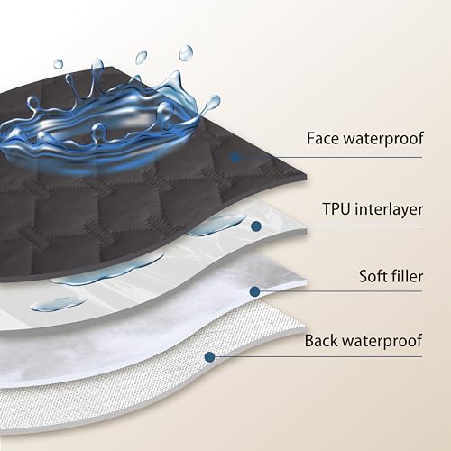 Waterproof Dog Blanket (30x90 Inch (Pack of 1) / Dark Charcoal/Light Charcoal)