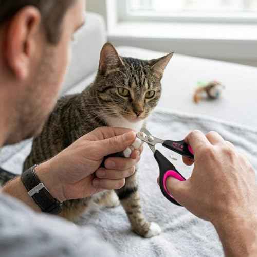 Cat Nail Clippers by Pet Republique (Black & Pink)
