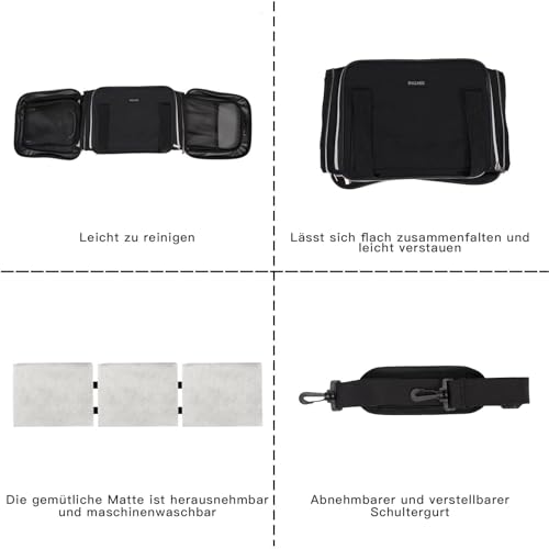 Cat Carrier Bag (Black / 17.5"L x 12.0"W x 11.5"H)