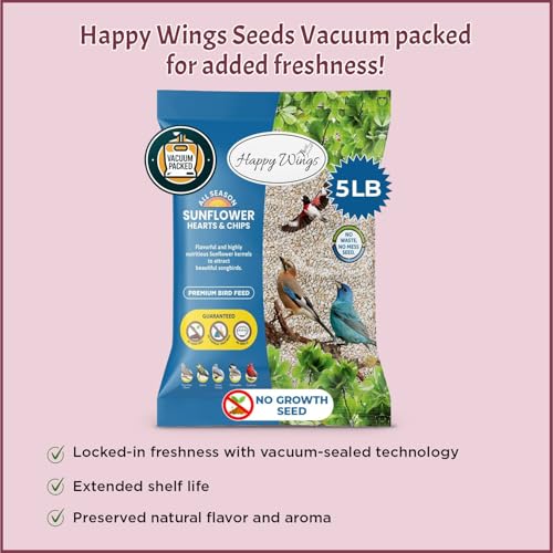 5LB Sunflower Heart & Chips (5 Pound (Pack of 1))